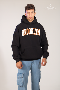 Brooklyn Oversized printed hoodie