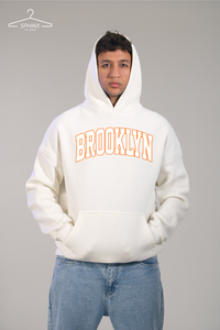 Brooklyn Oversized printed hoodie