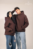 Brown Hoodie Oversized