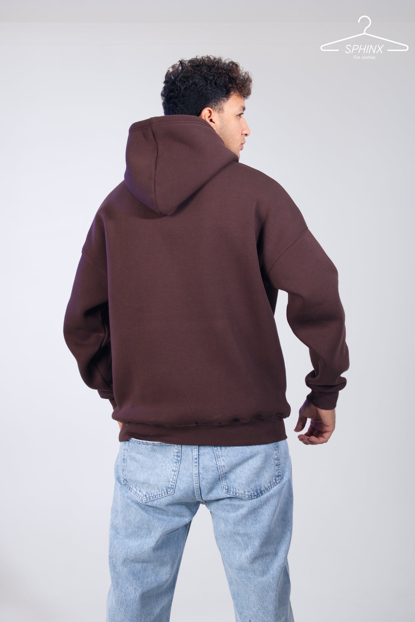 Brown Hoodie Oversized