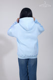 Baby blue Hoodie Oversized