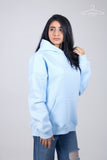 Baby blue Hoodie Oversized