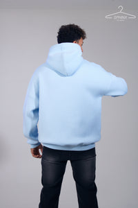 Baby blue Hoodie Oversized