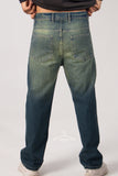 Green Straight Jeans