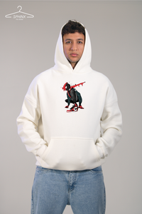 Spider man Oversized printed hoodie