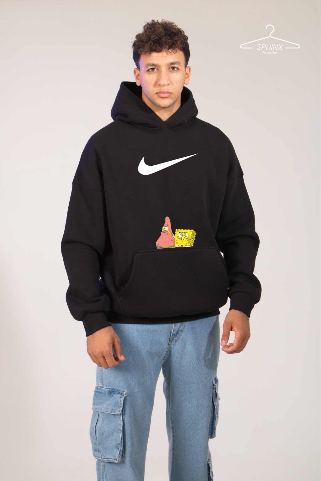 SpongeBob Oversized printed hoodie