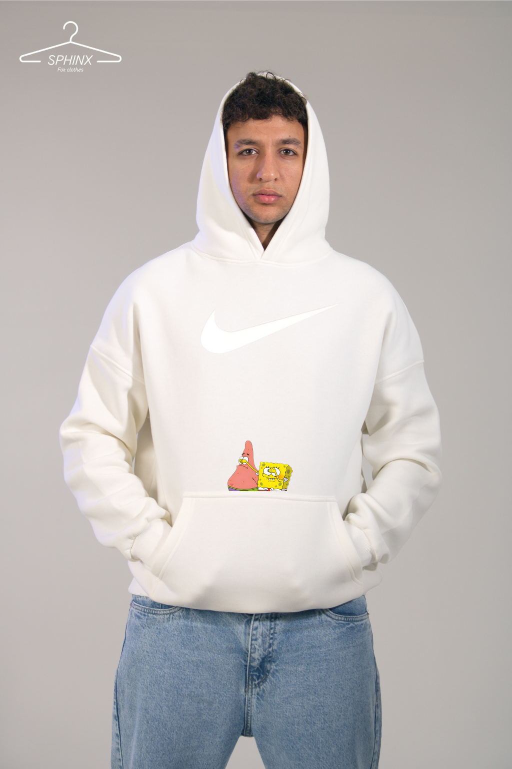 SpongeBob Oversized printed hoodie