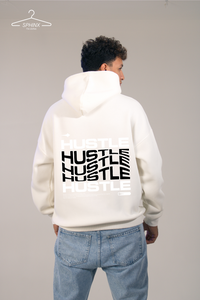 Not Real Oversized printed hoodie