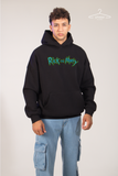 Rick And Morty Printed Hoodie